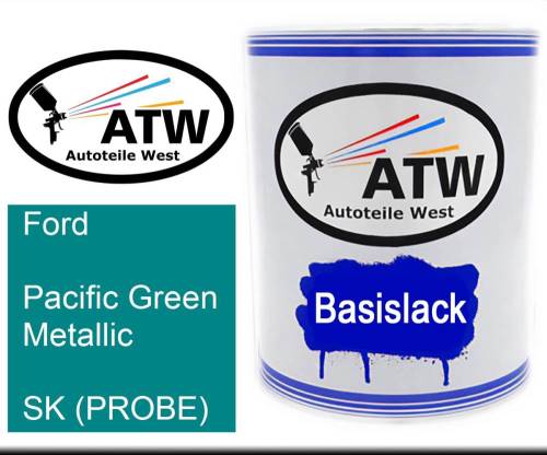 Ford, Pacific Green Metallic, SK (PROBE): 1L Lackdose, von ATW Autoteile West.